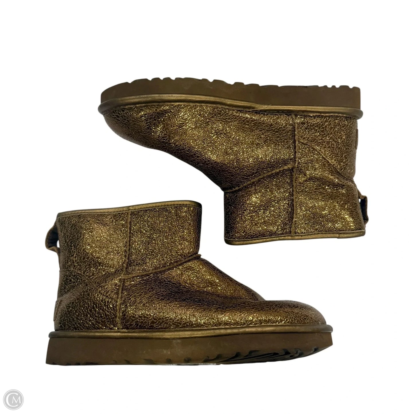 Boots Designer By Ugg In Gold, Size: 7