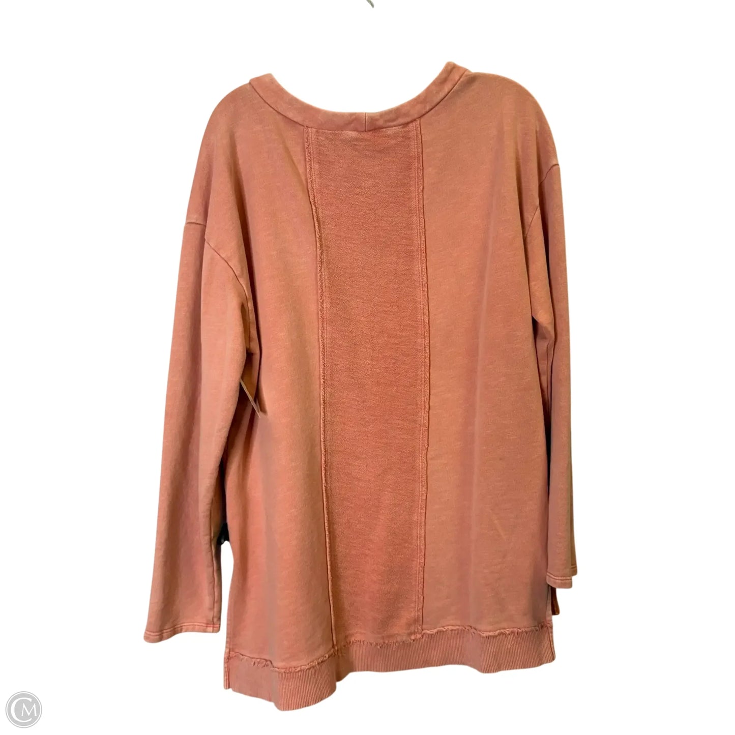 Top Long Sleeve By Pilcro In Pink, Size: L
