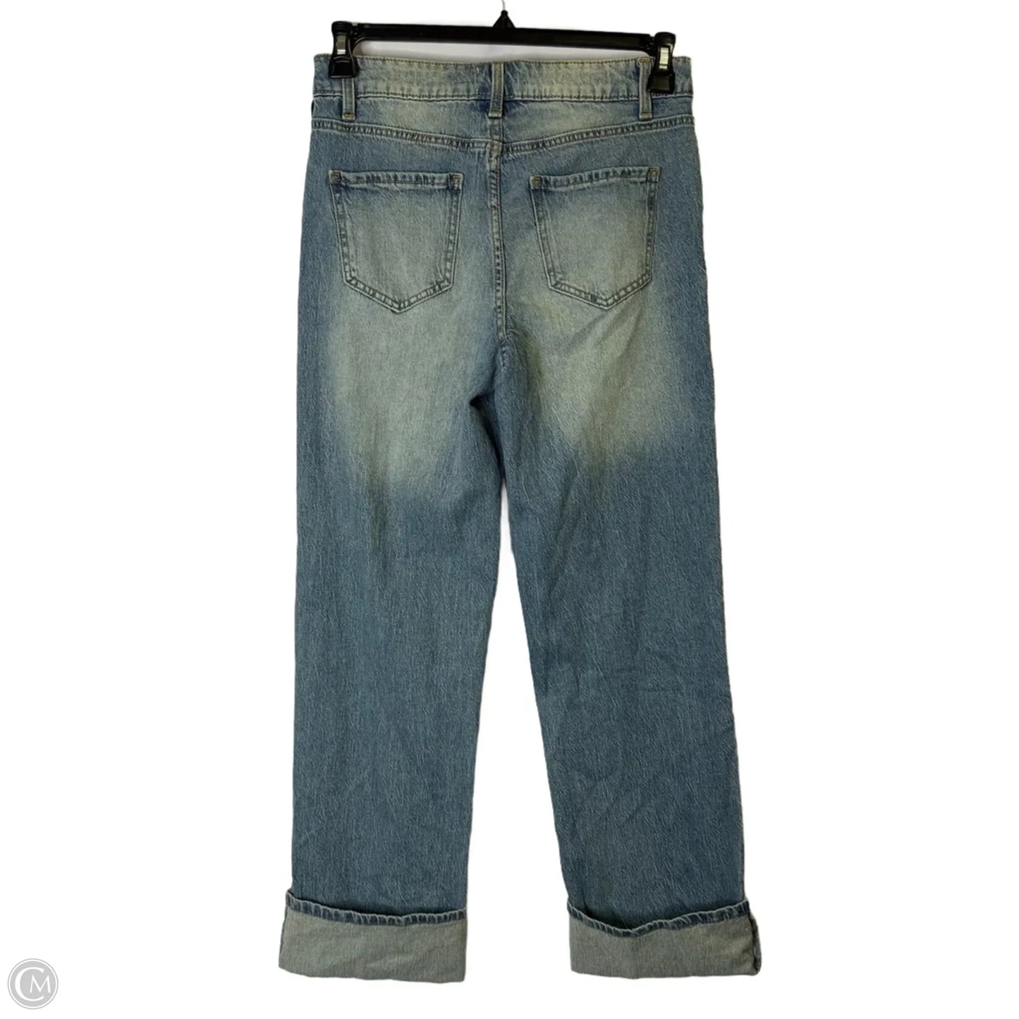 Jeans Straight By Time And Tru In Blue Denim, Size: 4