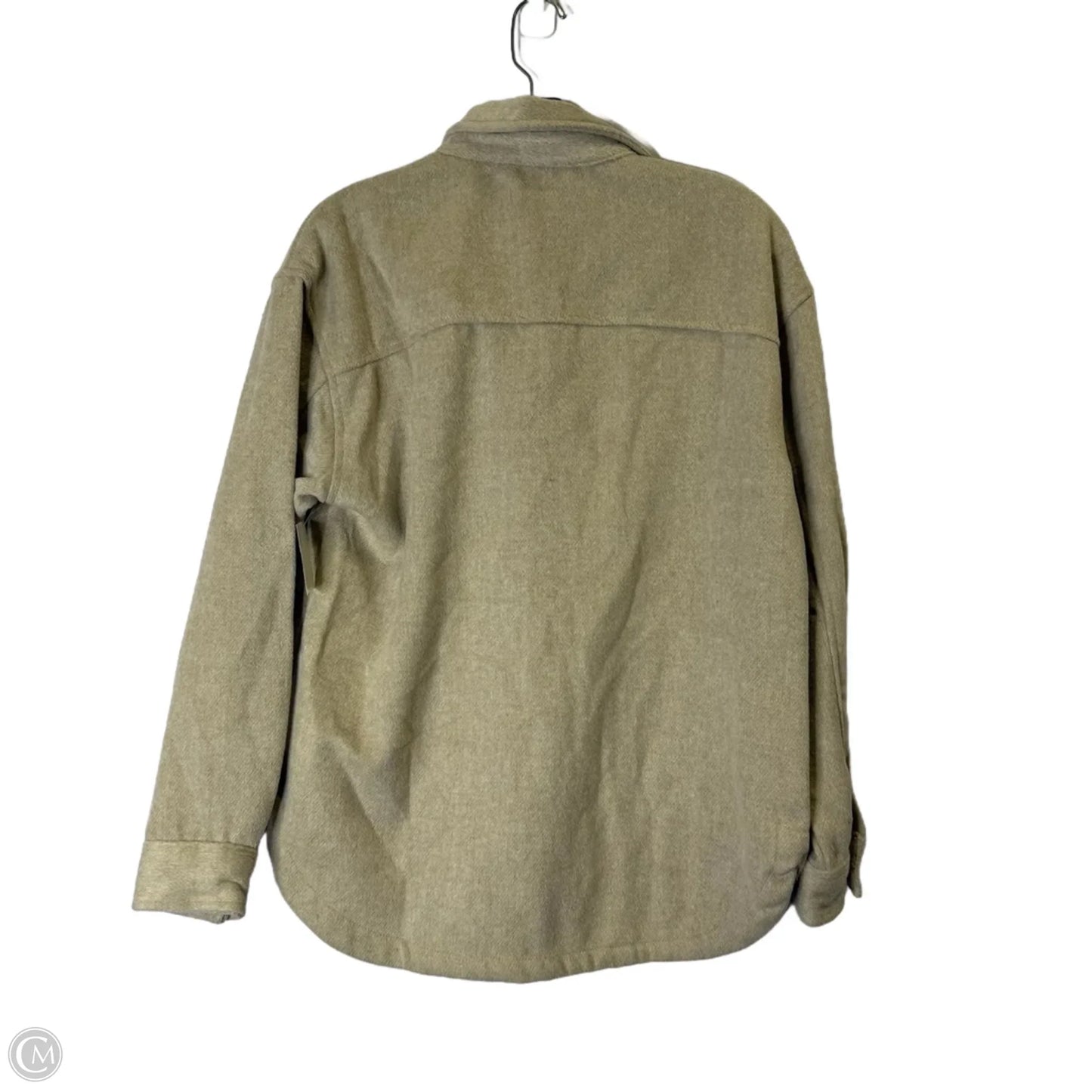 Jacket Shirt By Members Mark In Cream, Size: Xs