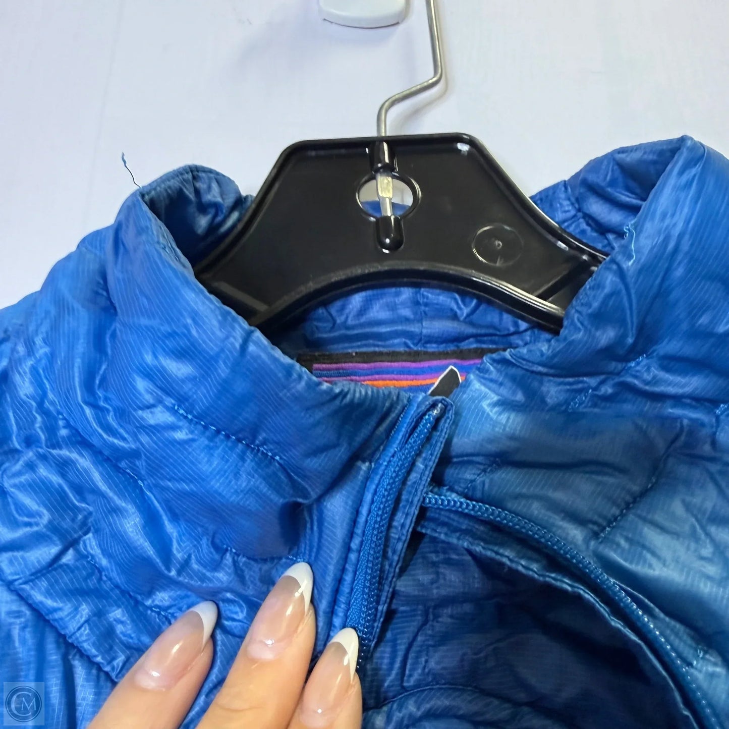Jacket Puffer & Quilted By Patagonia In Blue, Size: Xl