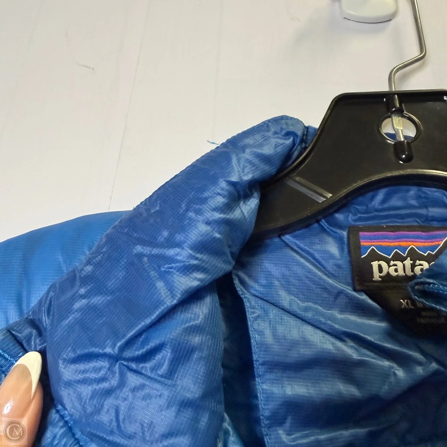 Jacket Puffer & Quilted By Patagonia In Blue, Size: Xl