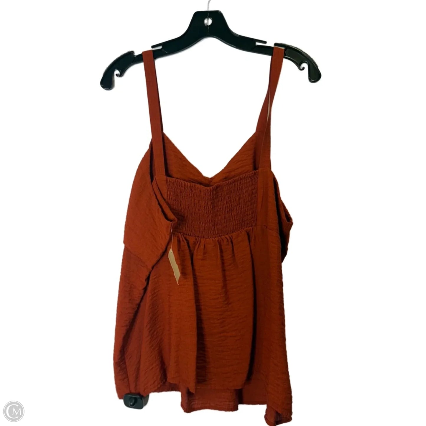 Top Sleeveless By Simply Vera In Red, Size: Xxl