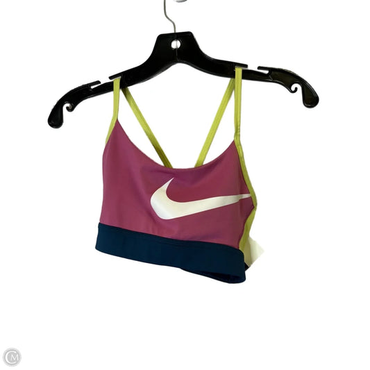 Athletic Bra By Nike Apparel In Pink, Size: M