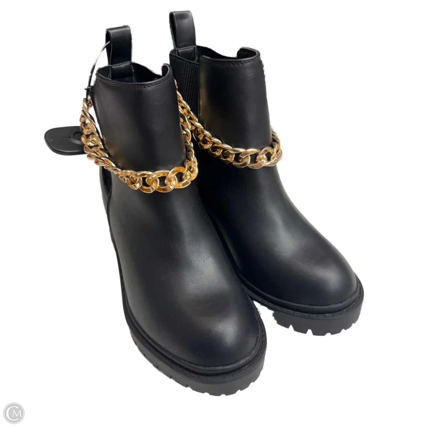 Boots Ankle Heels By Avenue In Black, Size: 8