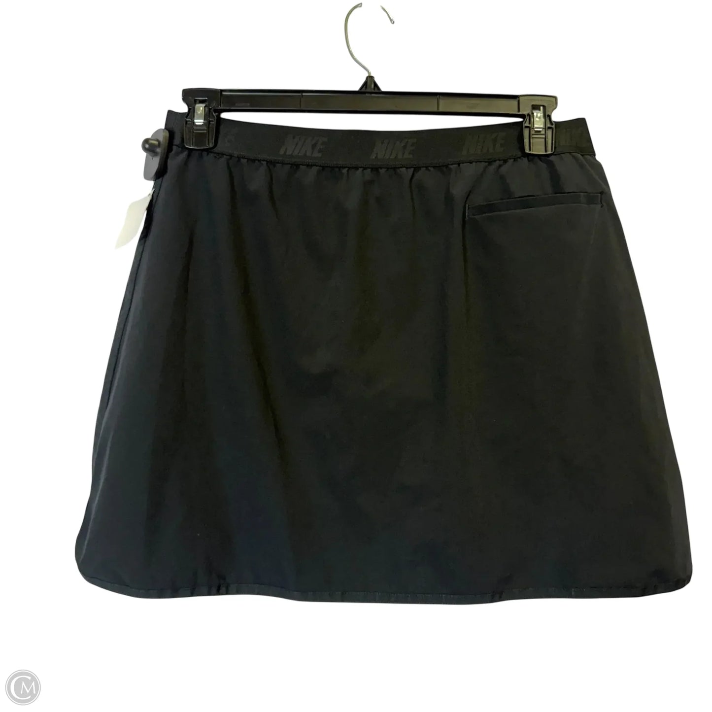 Athletic Skort By Nike Apparel In Black, Size: L