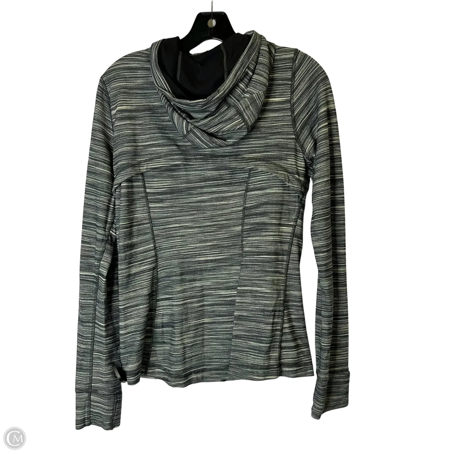 Athletic Jacket By Lululemon In Grey, Size: 10