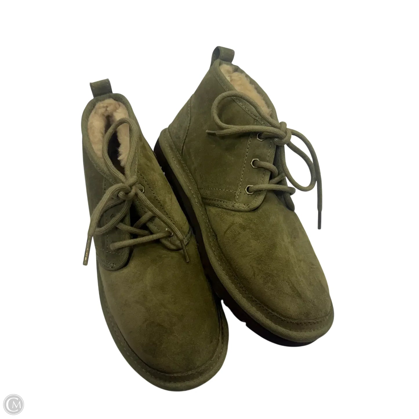 Boots Designer By Ugg In Green, Size: 6