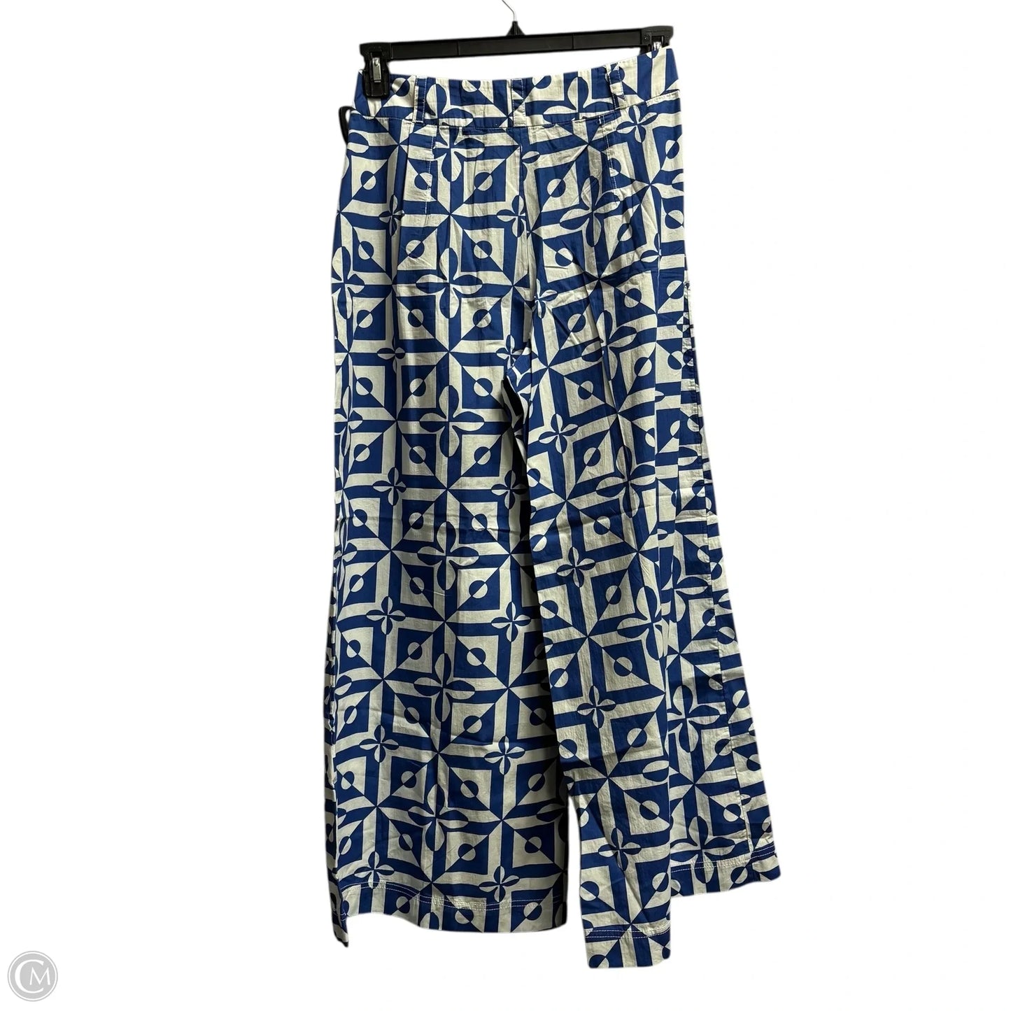 Pants Wide Leg By Free People In Blue & White, Size: 8
