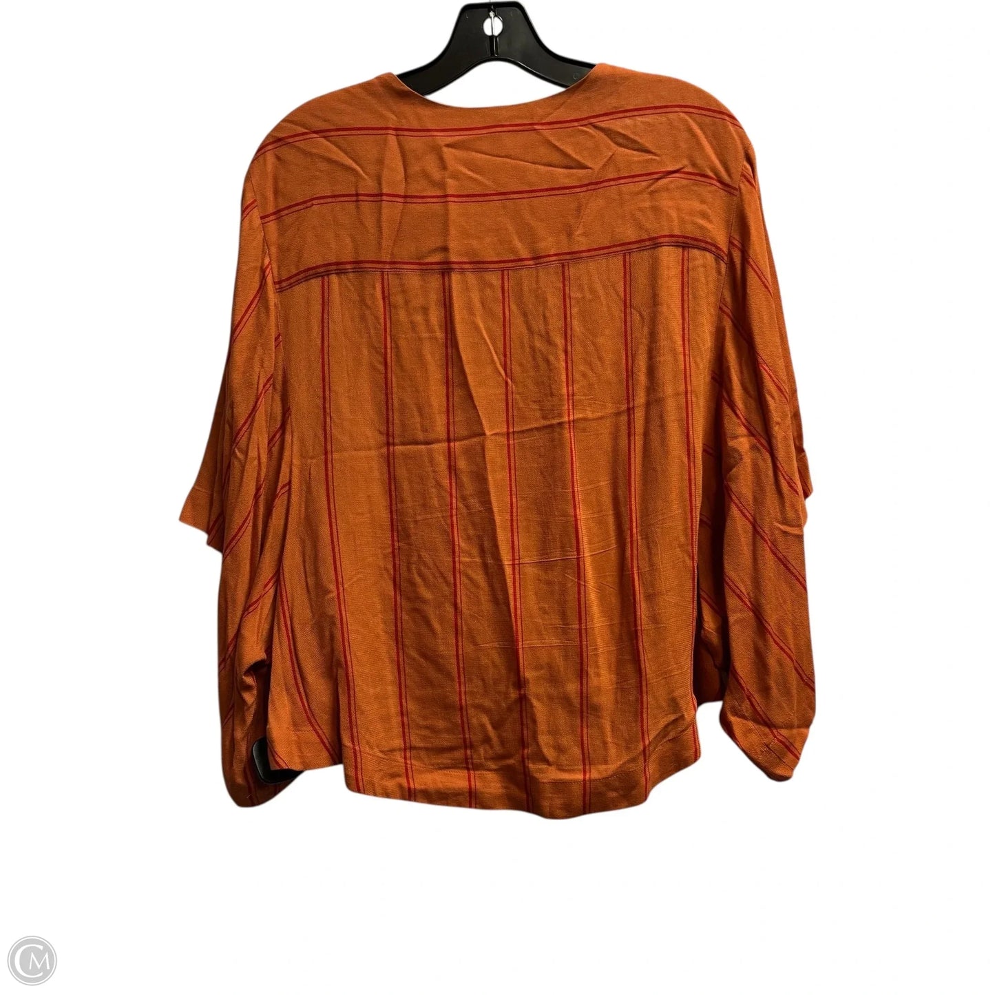 Top Short Sleeve By Free People In Orange, Size: M