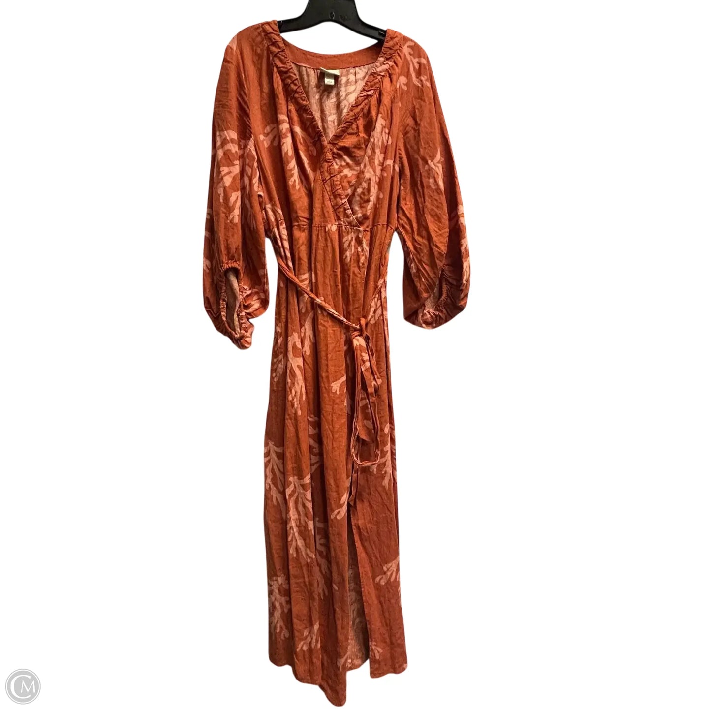 Dress Casual Maxi By Ava & Viv In Orange, Size: 1x