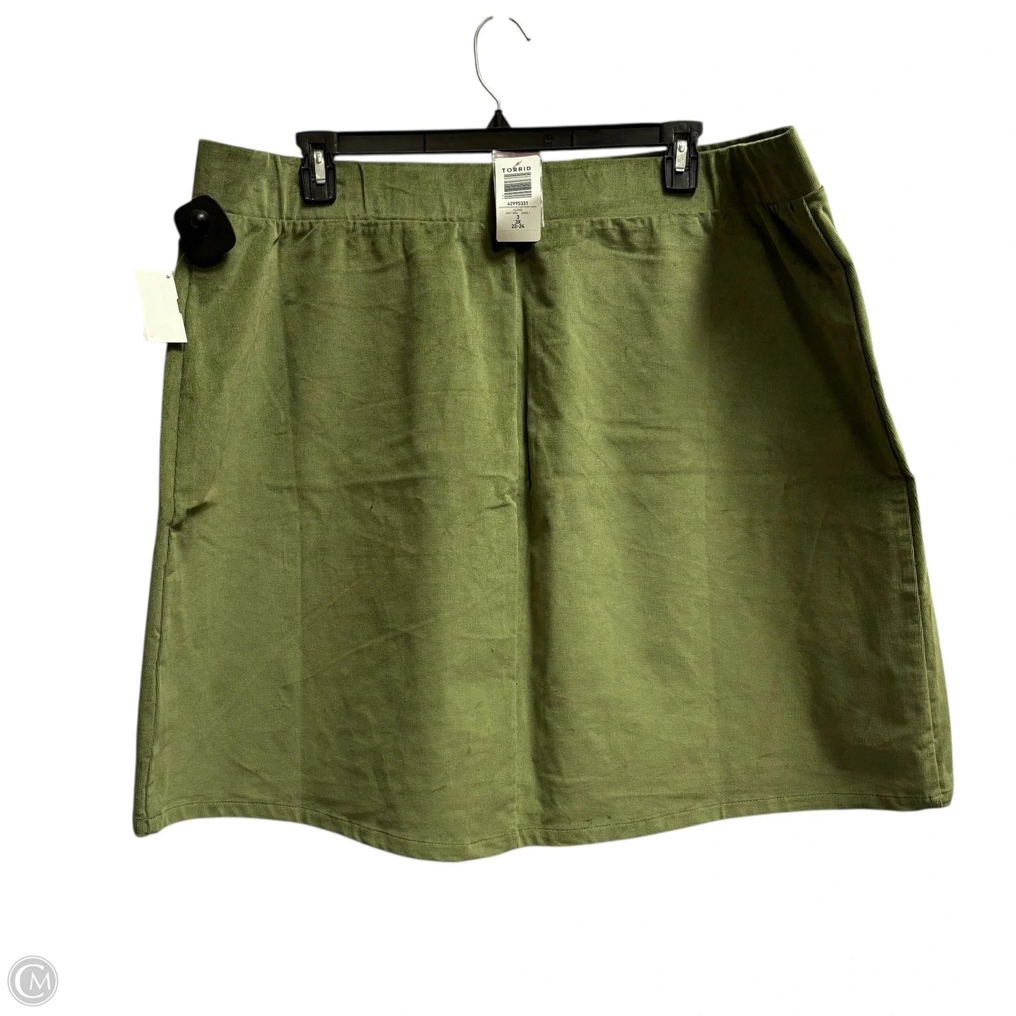 Skirt Mini & Short By Torrid In Green, Size: 3x