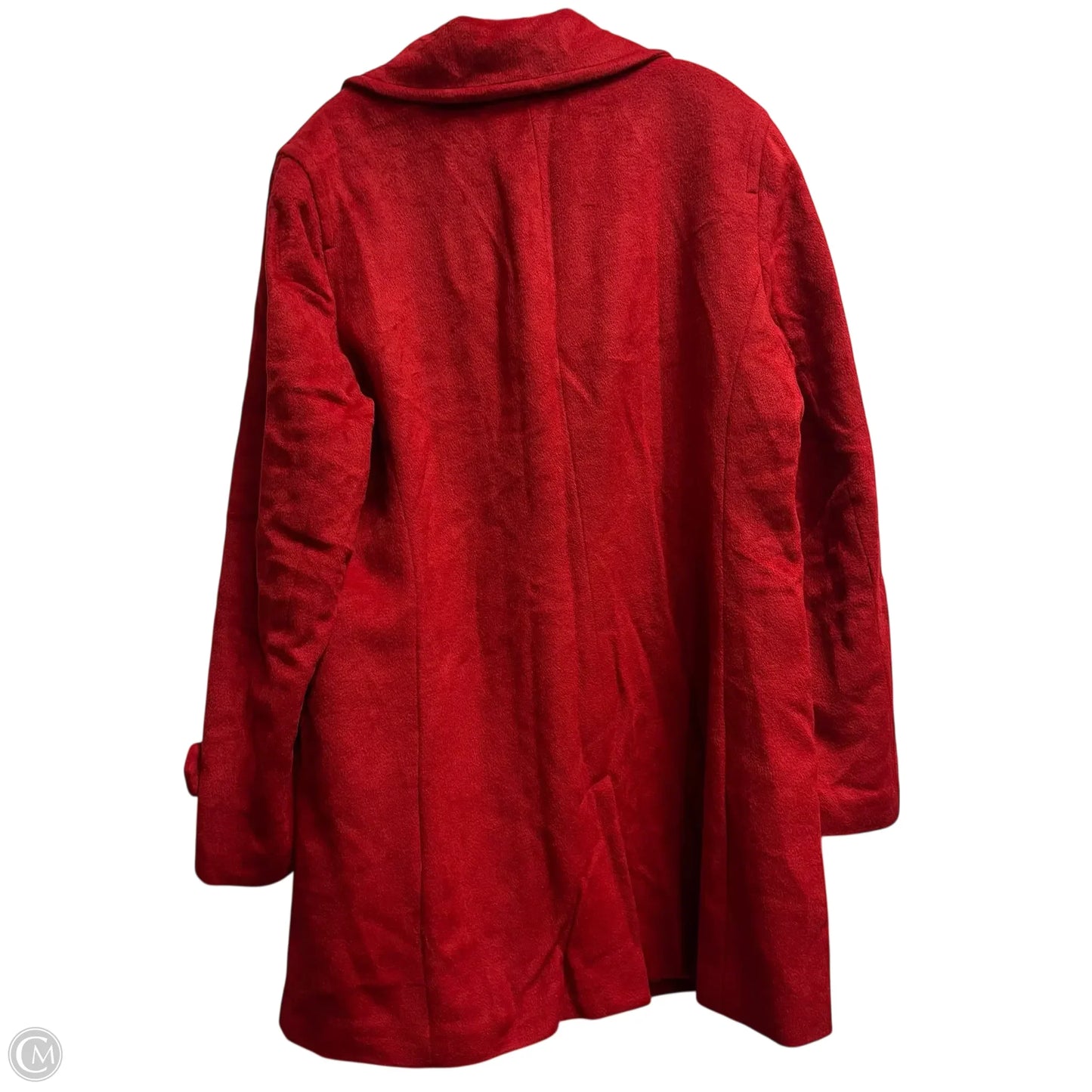 Coat Wool By Talbots In Red, Size: 18