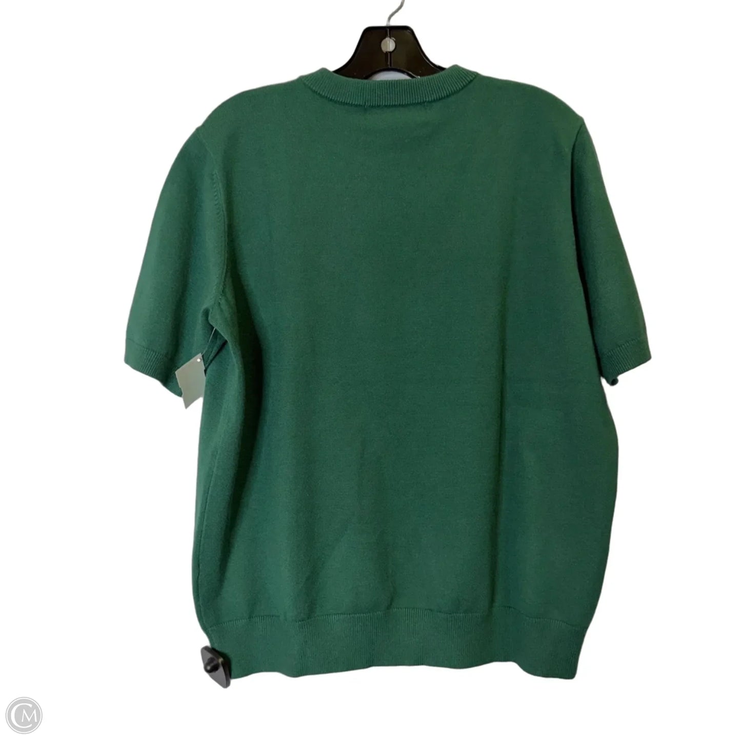 Top Short Sleeve By Clothes Mentor In Green, Size: Xl