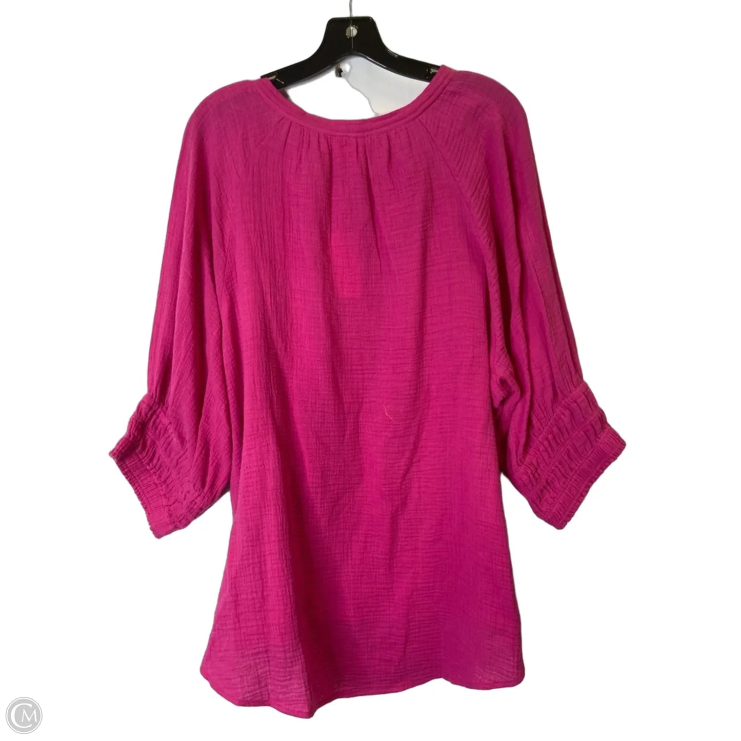 Top Short Sleeve By Good Hart In Purple, Size: Xxl