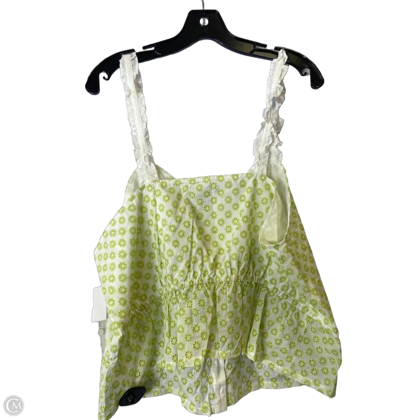 Top Sleeveless By Modcloth In Green, Size: 1x