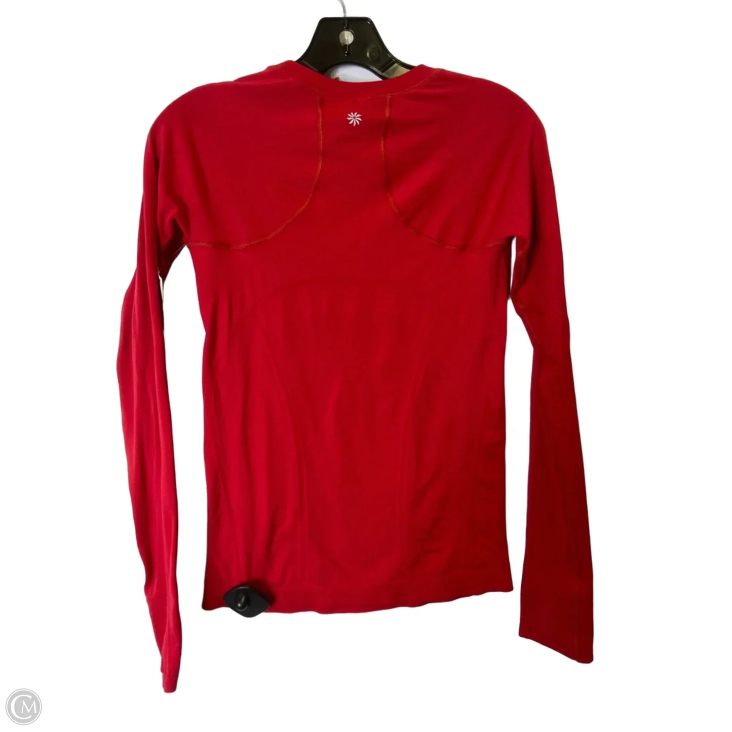 Athletic Top Long Sleeve Collar By Athleta In Red, Size: Xs