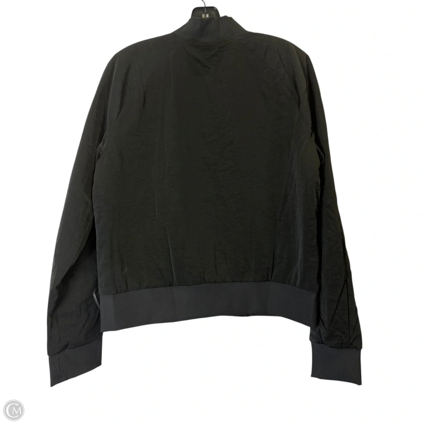 Athletic Jacket By Lululemon In Black, Size: 10