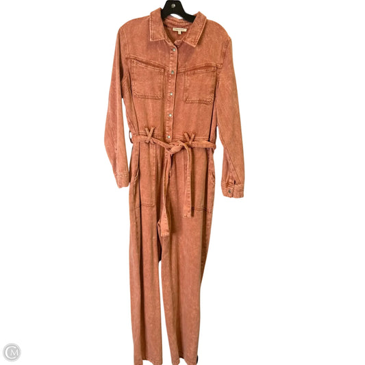 Jumpsuit By Skies Are Blue In Red, Size: L