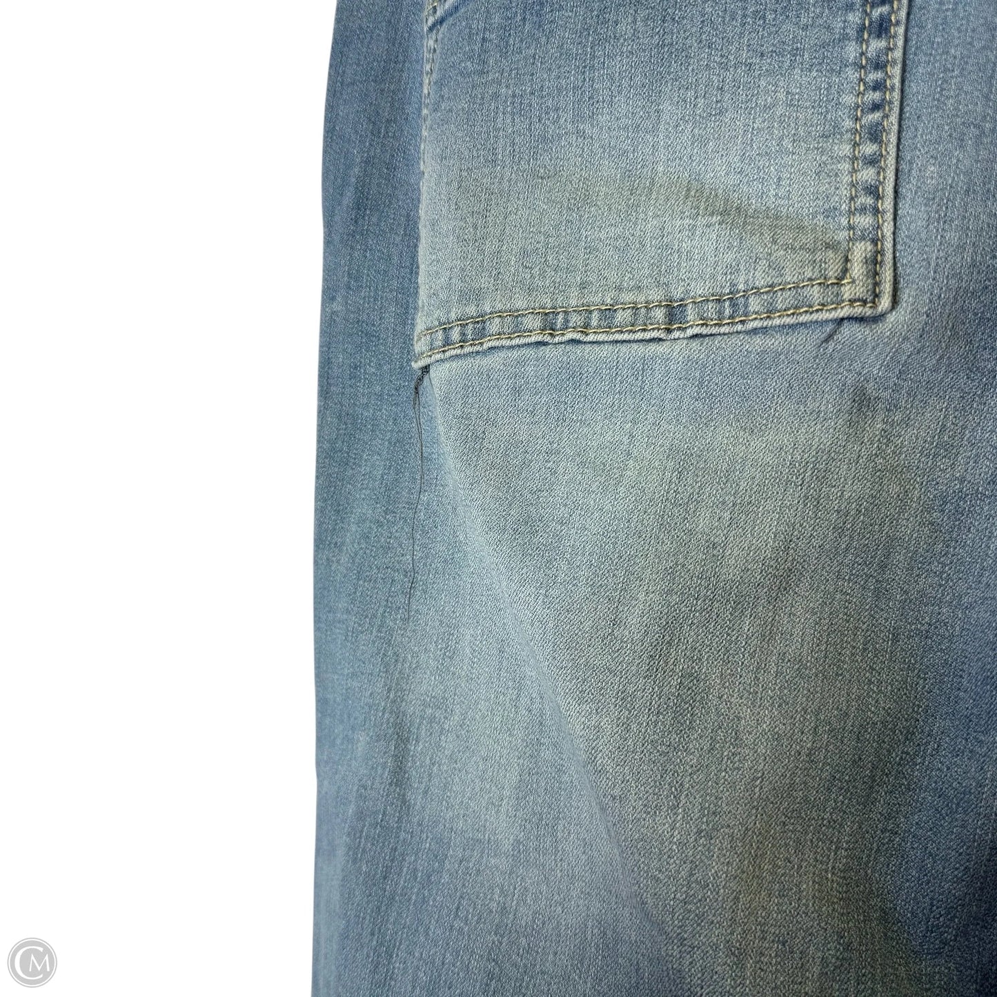 Jeans Flared By 1822 Denim In Blue Denim, Size: 10
