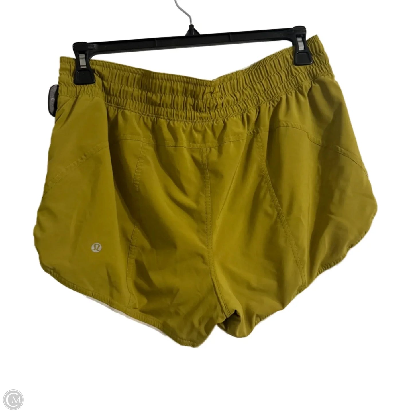 Athletic Shorts By Lululemon In Yellow, Size: L