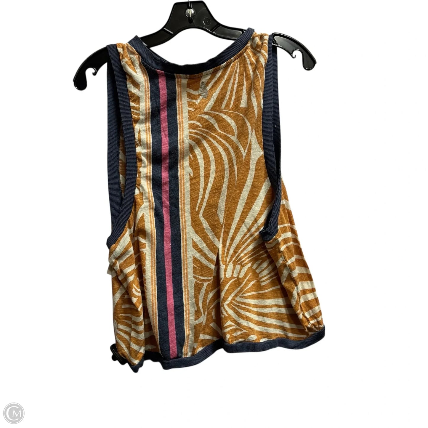 Athletic Tank Top By Free People In Orange, Size: M