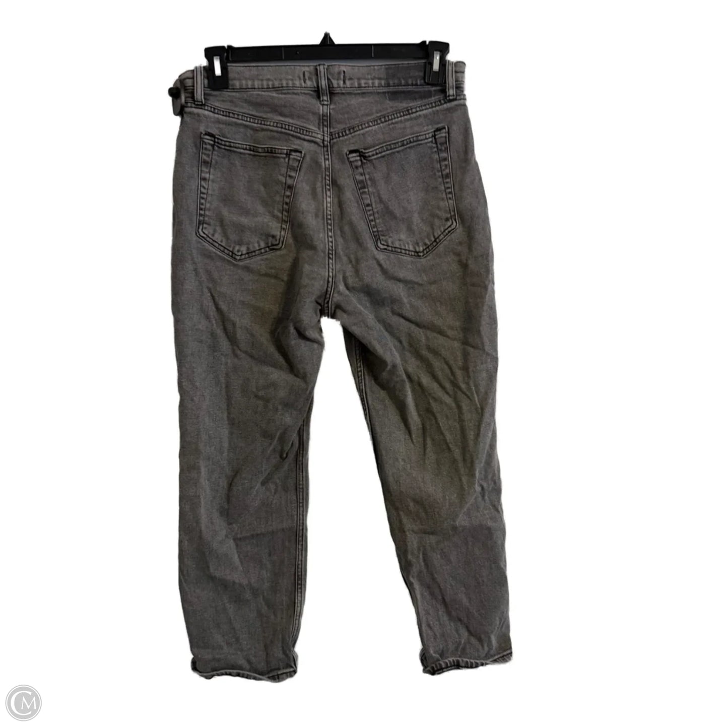 Jeans Skinny By Abercrombie And Fitch In Grey Denim, Size: 12