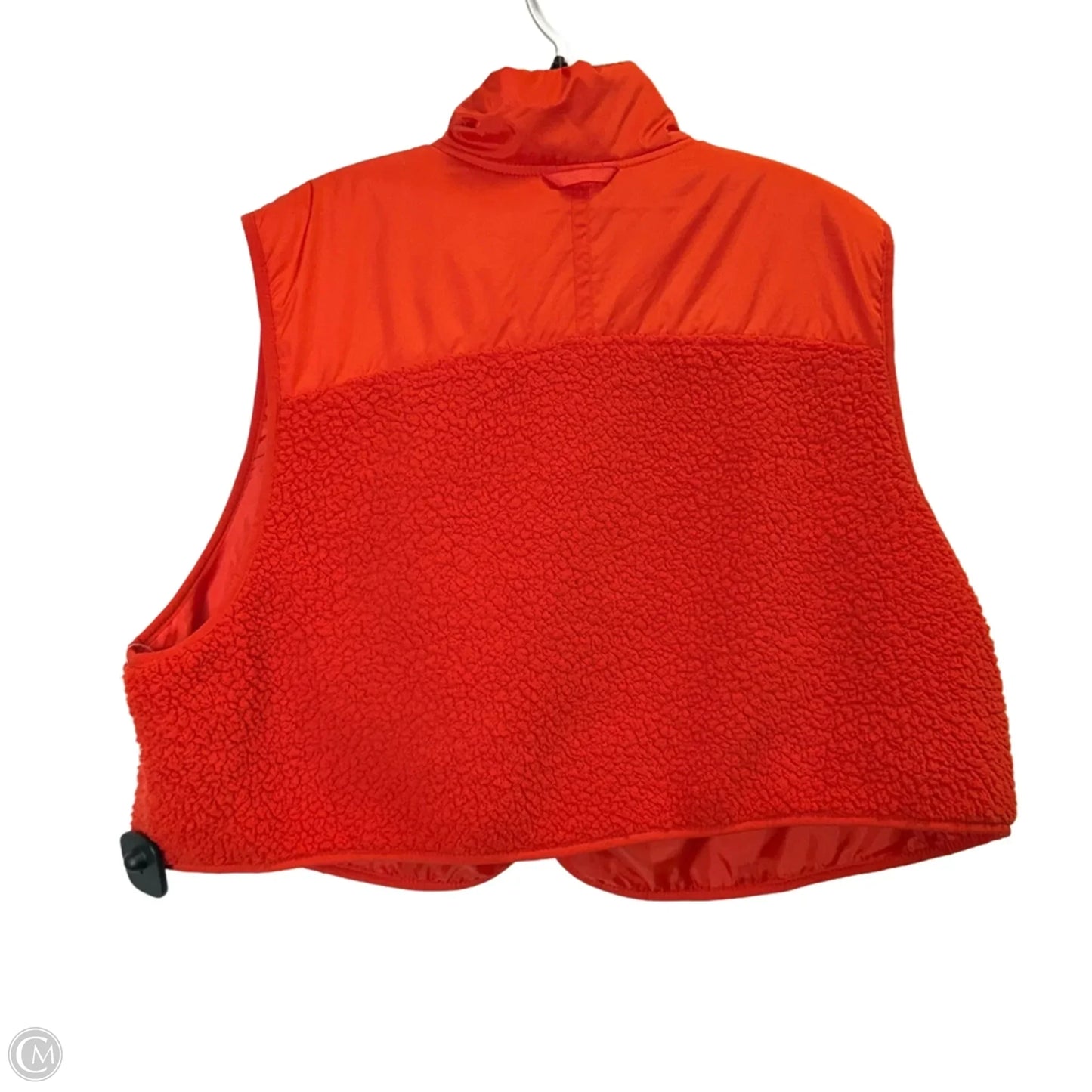 Vest Faux Fur & Sherpa By Old Navy In Red, Size: 2x