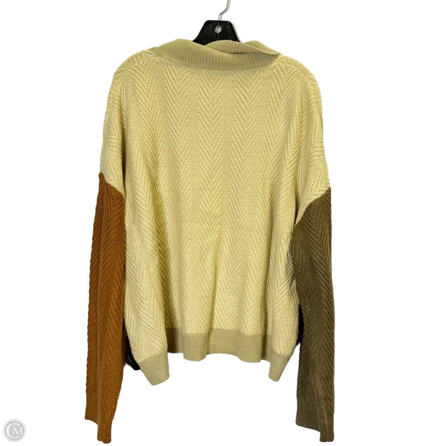 Sweater By Bibi In Tan, Size: Xl