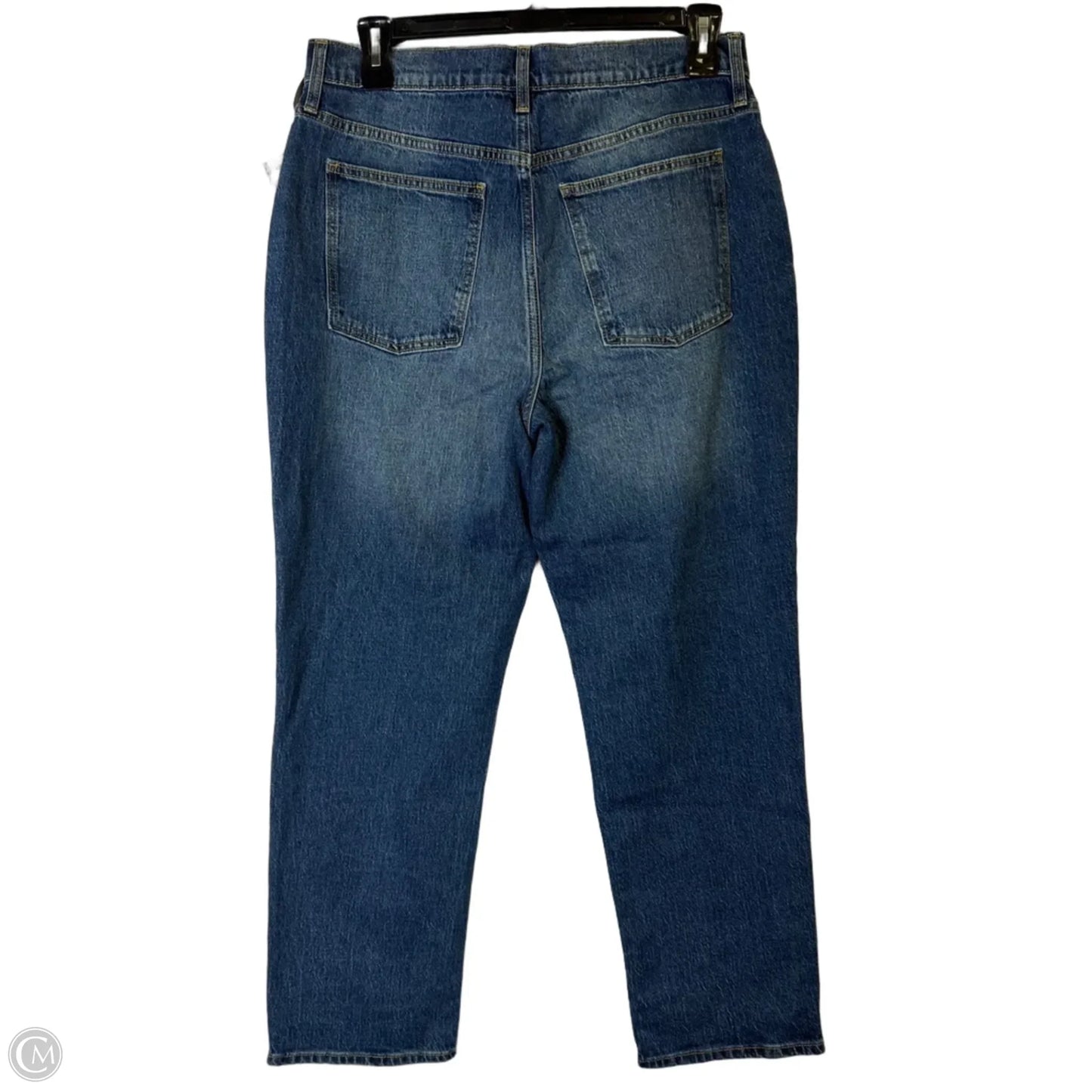 Jeans Straight By Free Assembly In Blue Denim, Size: 12