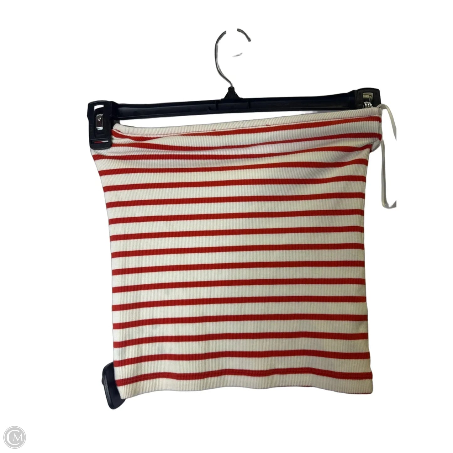 Top Sleeveless By Loft In Red & White, Size: S