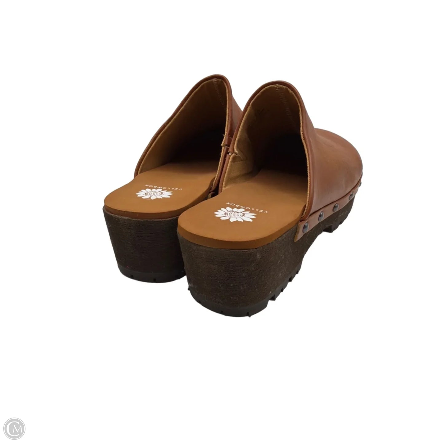 Shoes Heels Platform By Yellow Box In Brown, Size: 7.5