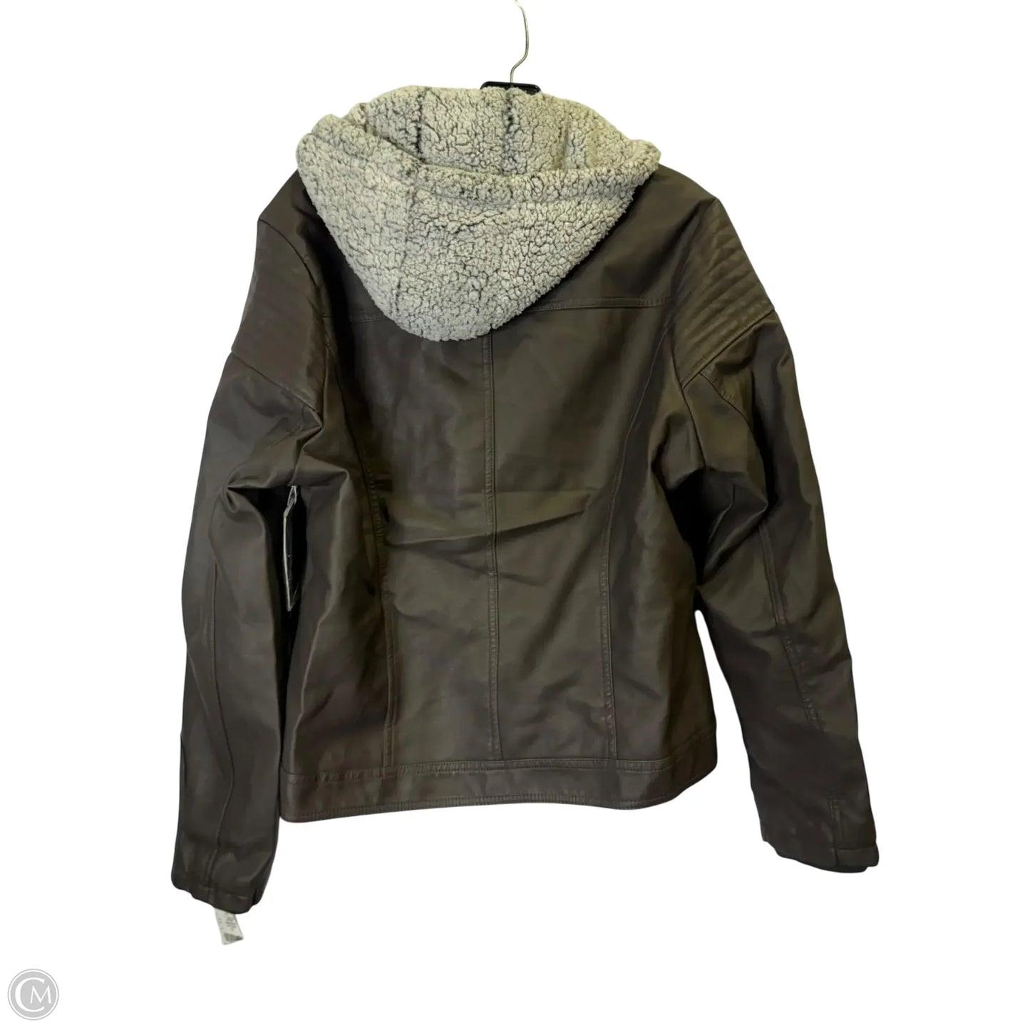 Jacket Moto By Royalty In Brown, Size: Xl