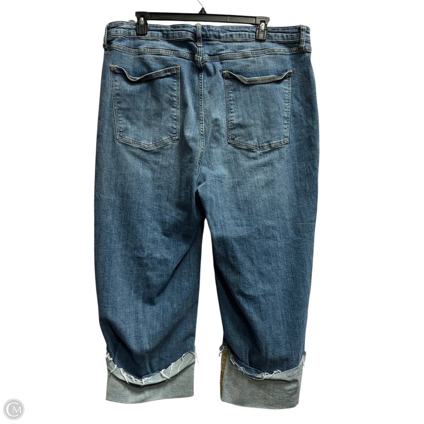 Jeans Straight By Pilcro In Blue Denim, Size: 24