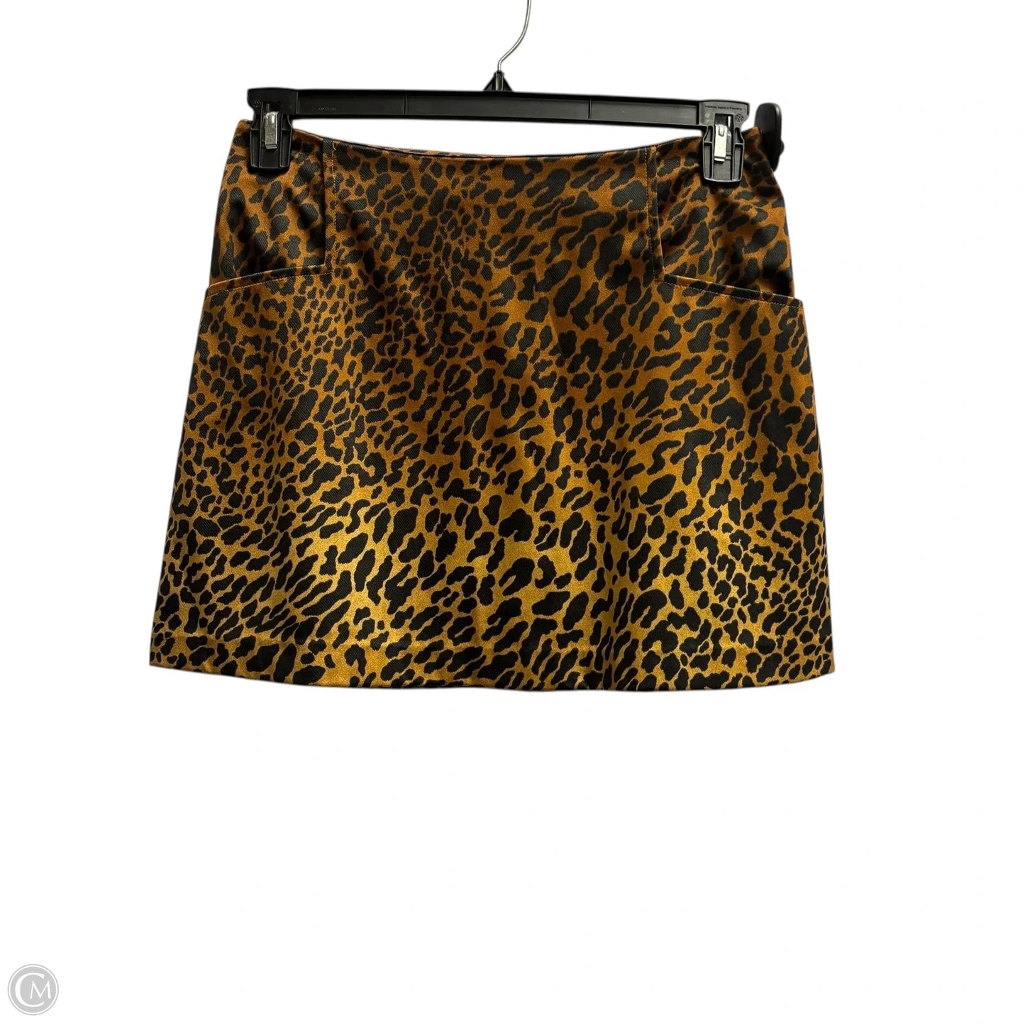 Skirt Mini & Short By Ecote In Animal Print, Size: 6