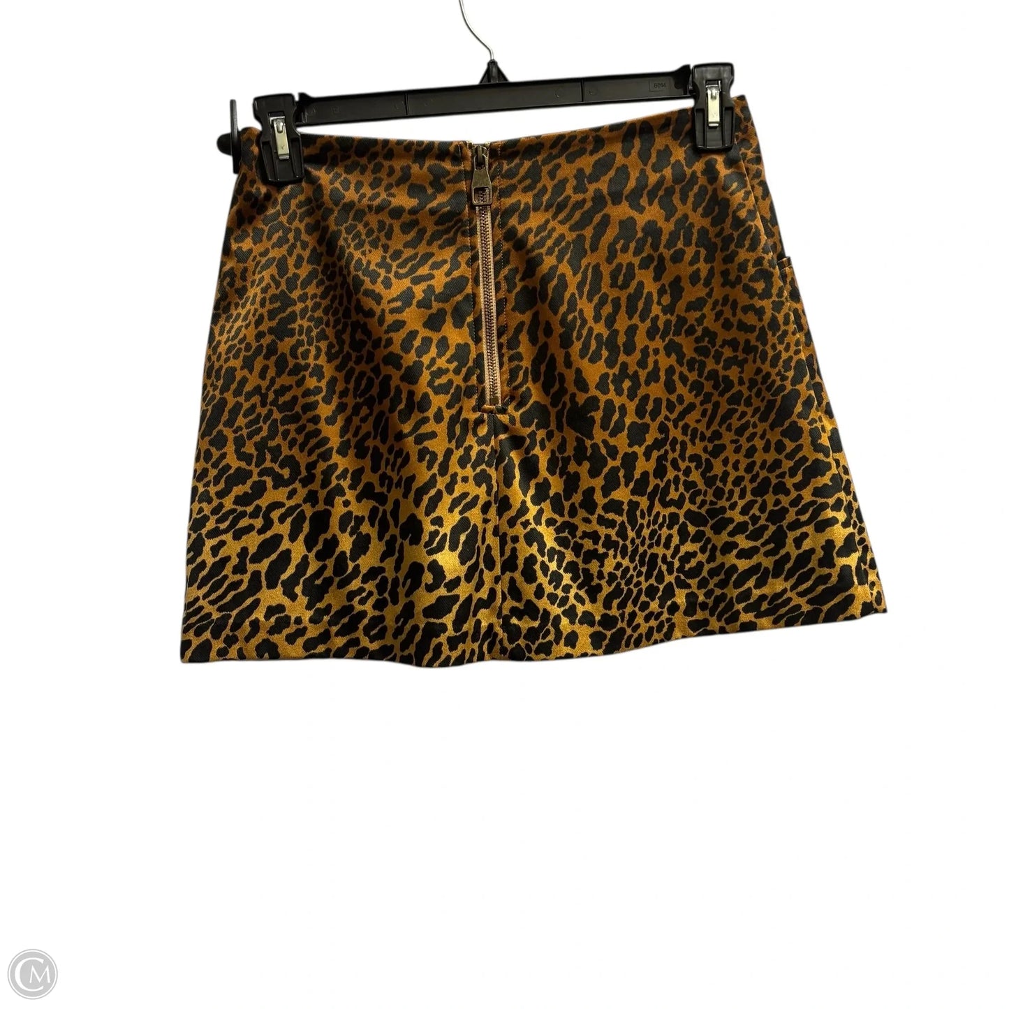 Skirt Mini & Short By Ecote In Animal Print, Size: 6