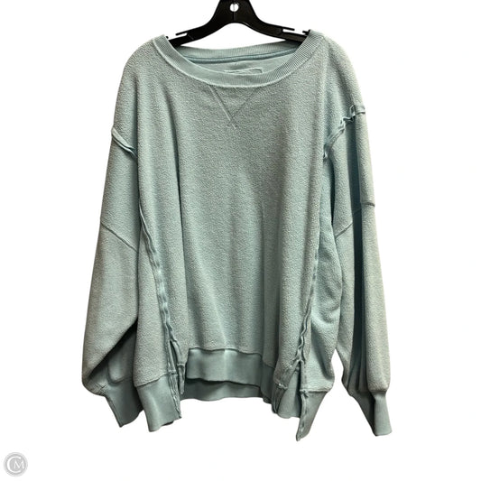 Sweatshirt Crewneck By American Eagle In Blue, Size: M