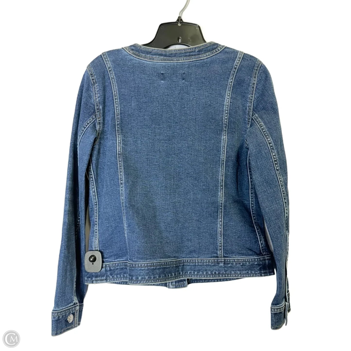Jacket Denim By Talbots In Blue Denim, Size: S