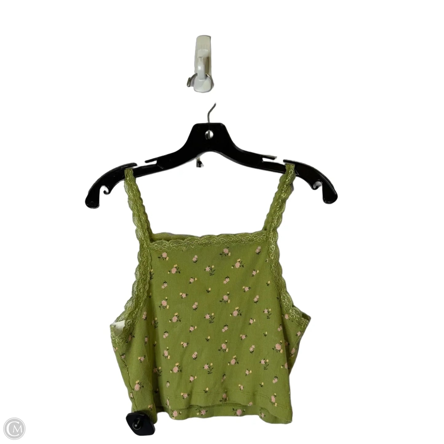 Top Sleeveless By Bdg In Green, Size: L