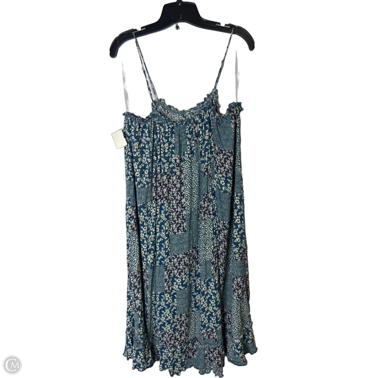 Dress Casual Midi By Impressions In Blue, Size: L