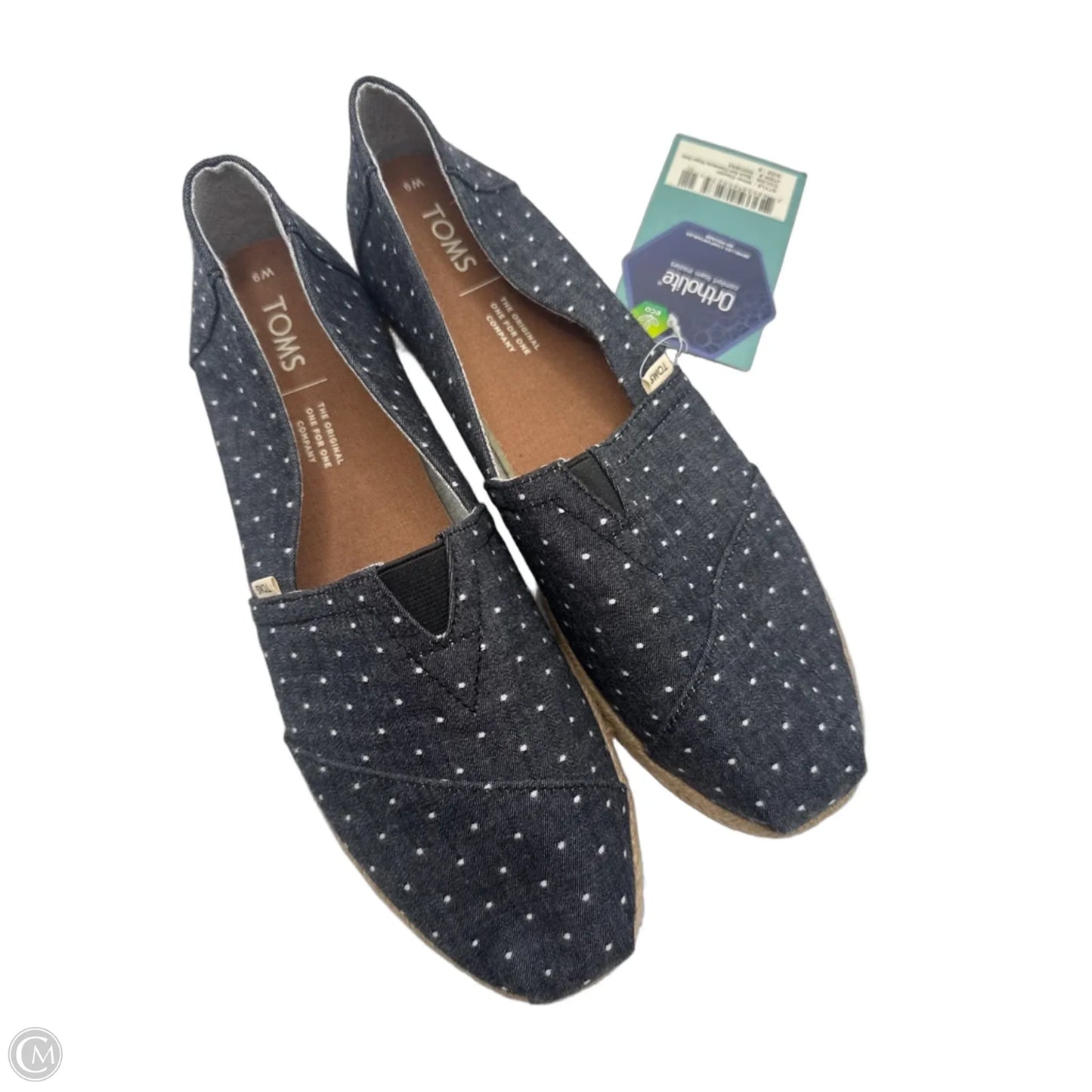 Shoes Flats By Toms In Navy, Size: 9