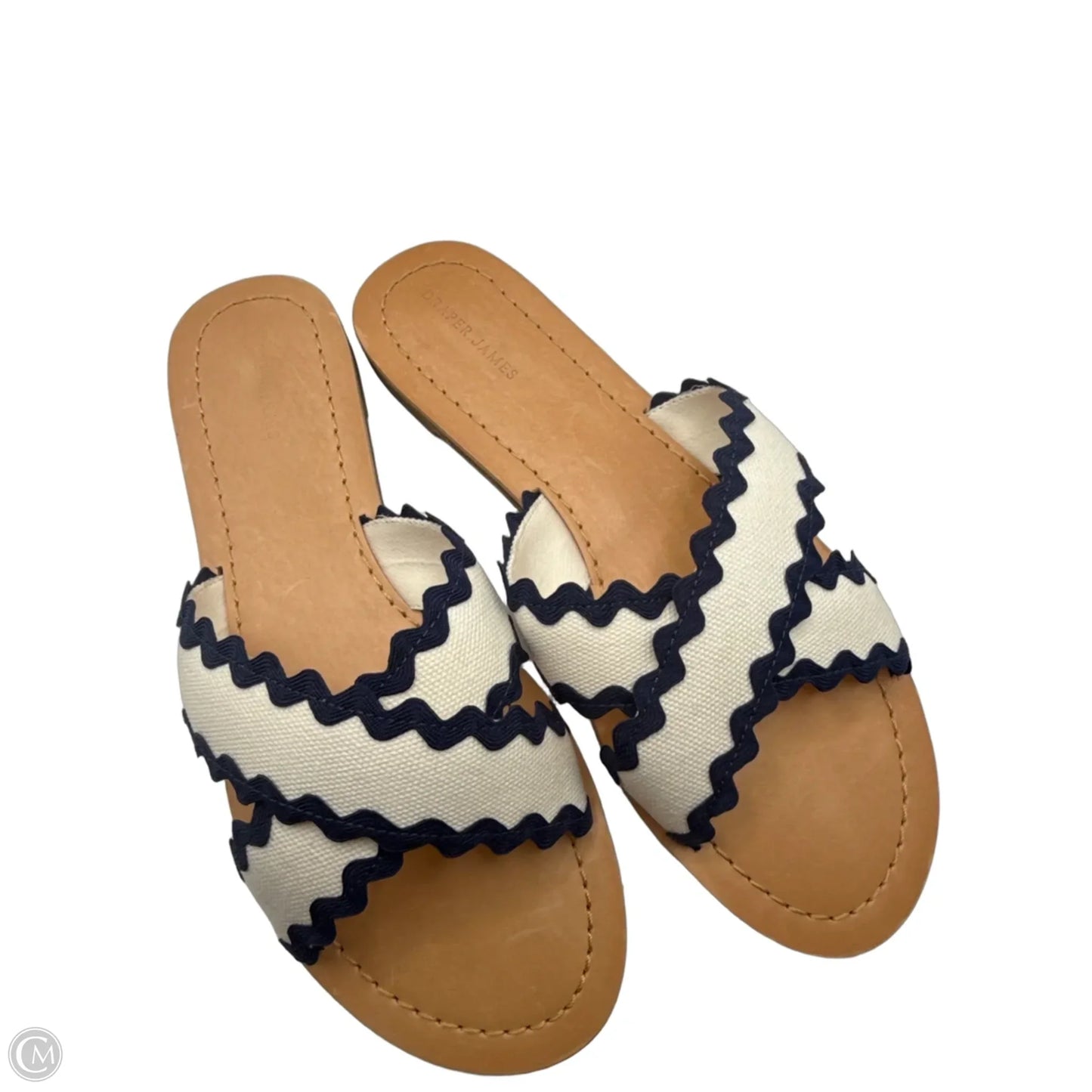 Sandals Flats By Draper James In Blue, Size: 9
