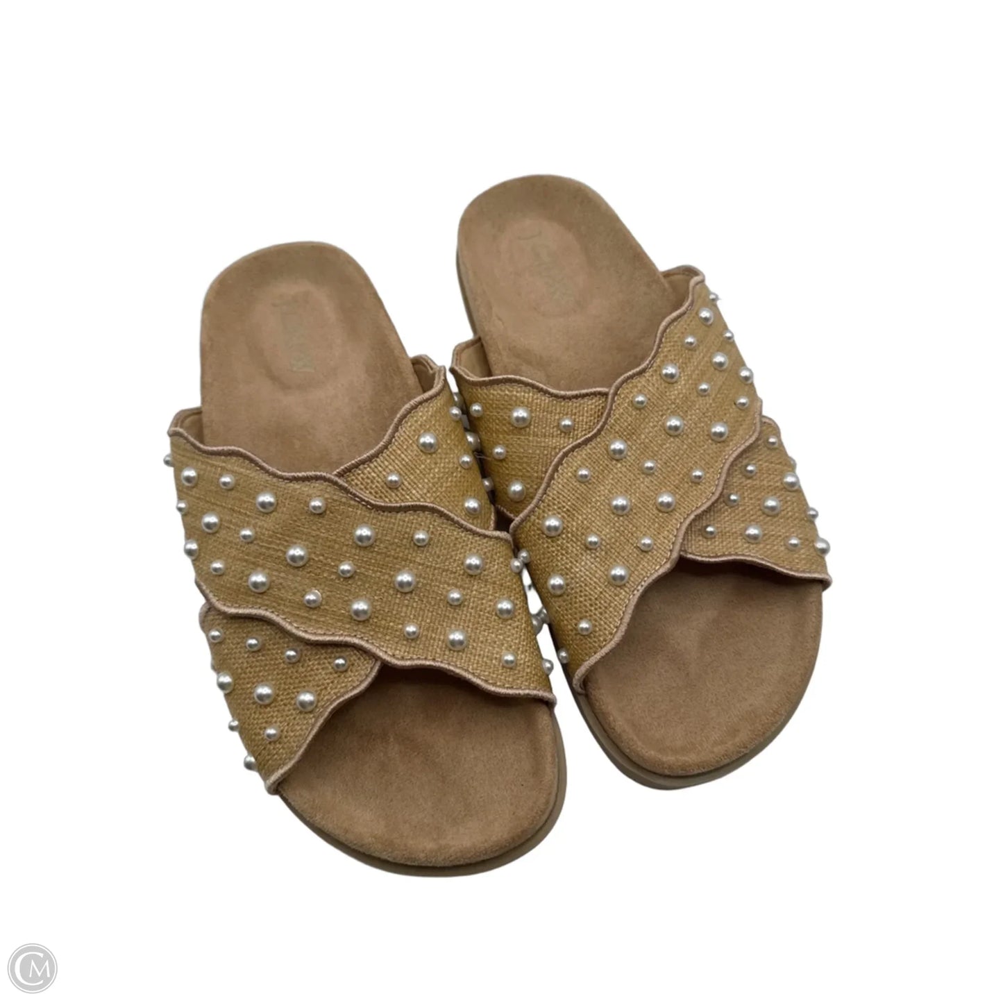 Sandals Flats By J. Crew In Brown, Size: 6.5
