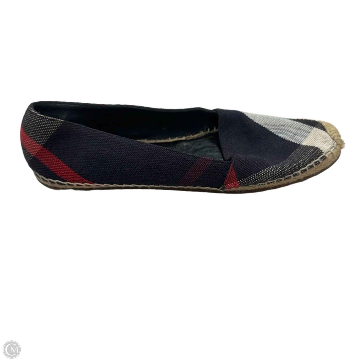 Shoes Luxury Designer By Burberry In Blue, Size: 10