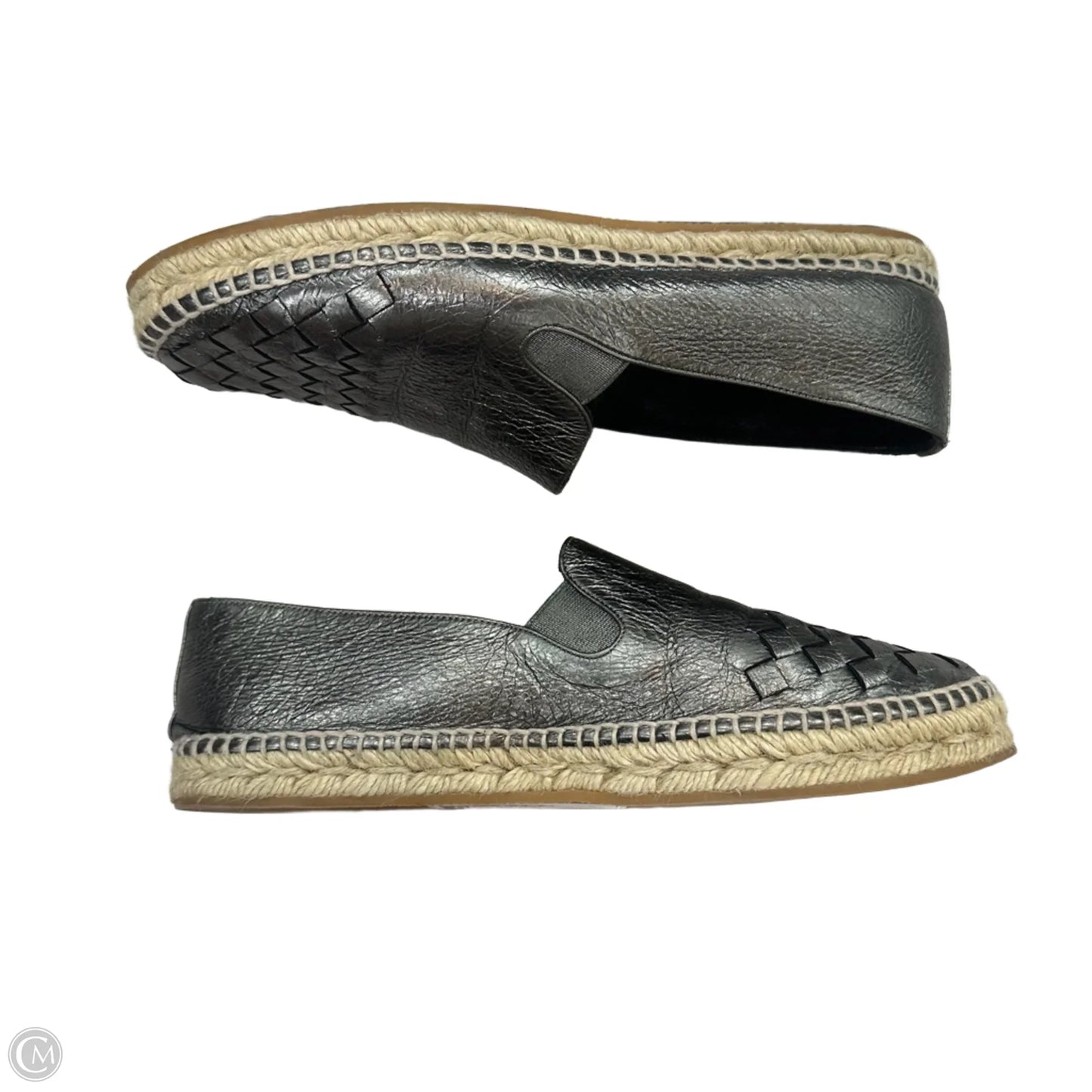 Shoes Luxury Designer By Bottega Veneta In Silver, Size: 8
