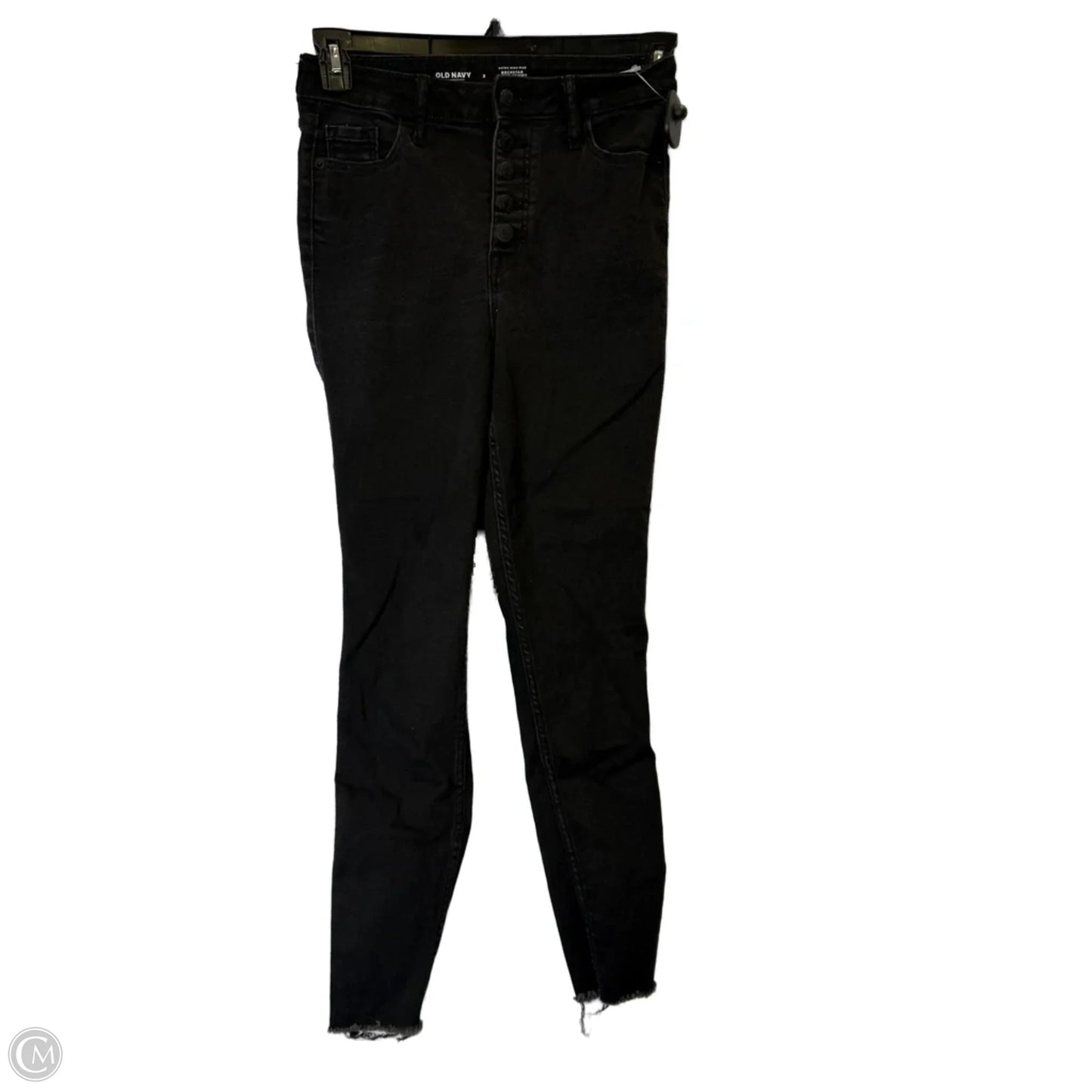 Jeans Skinny By Old Navy In Black Denim, Size: 2
