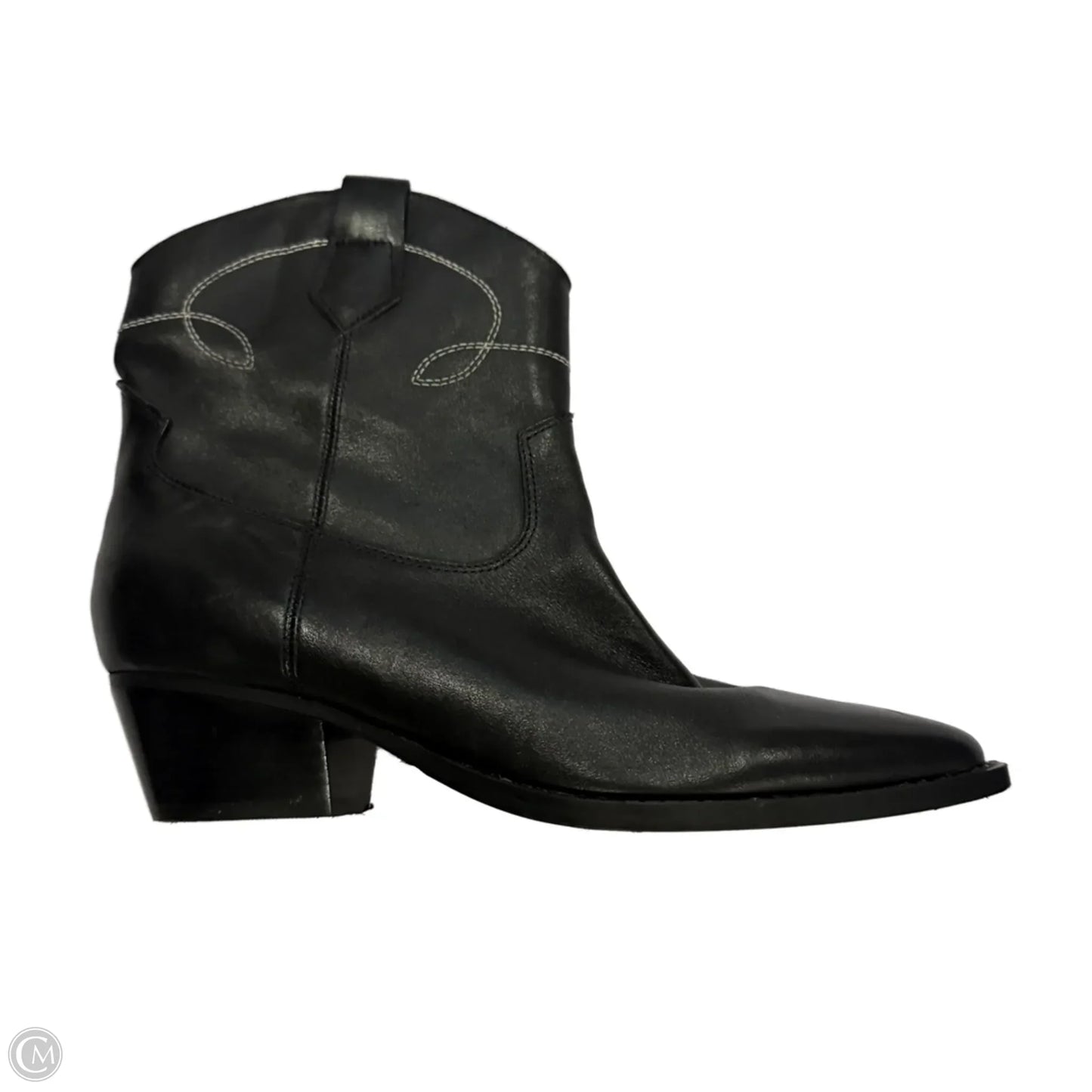 Boots Ankle Heels By Marc Fisher In Black, Size: 8.5