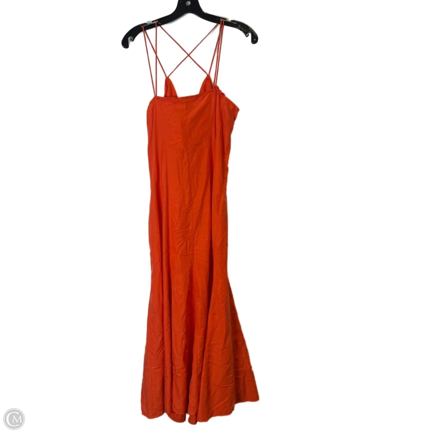 Dress Casual Maxi By Anthropologie In Orange, Size: 12