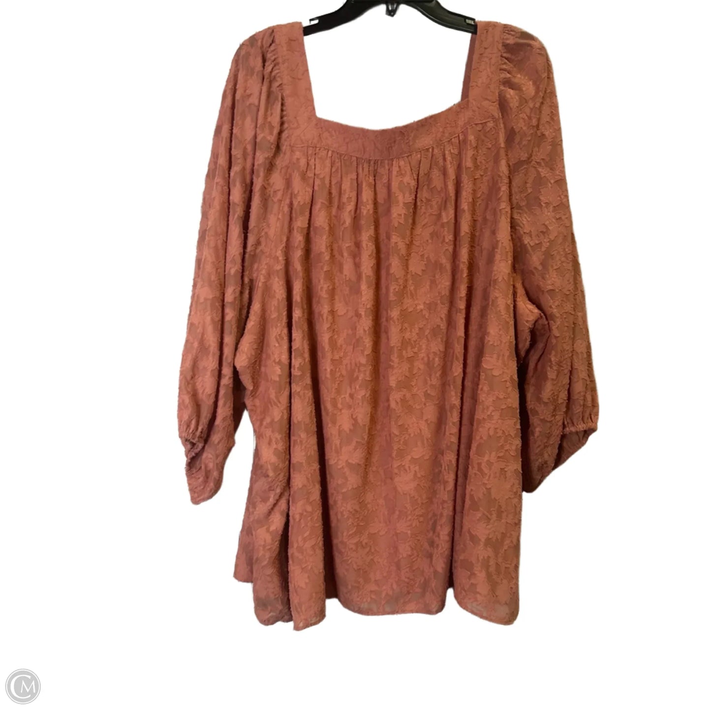 Top Long Sleeve By Lc Lauren Conrad In Pink, Size: 4x