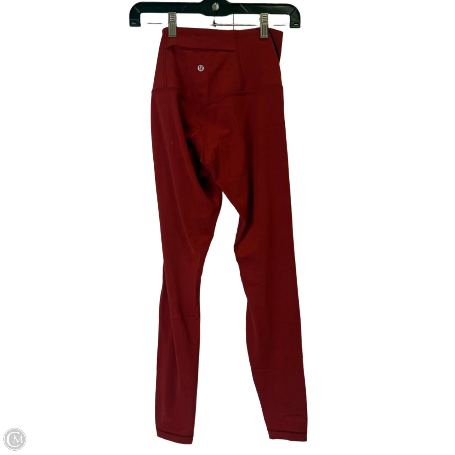 Athletic Leggings By Lululemon In Red, Size: 6